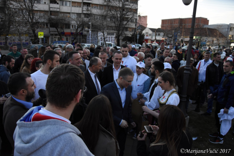 NEBOJŠA STEFANOVIĆ I ALEKSANDAR ANTIĆ RAZGOVARALI SA SURČINCIMA